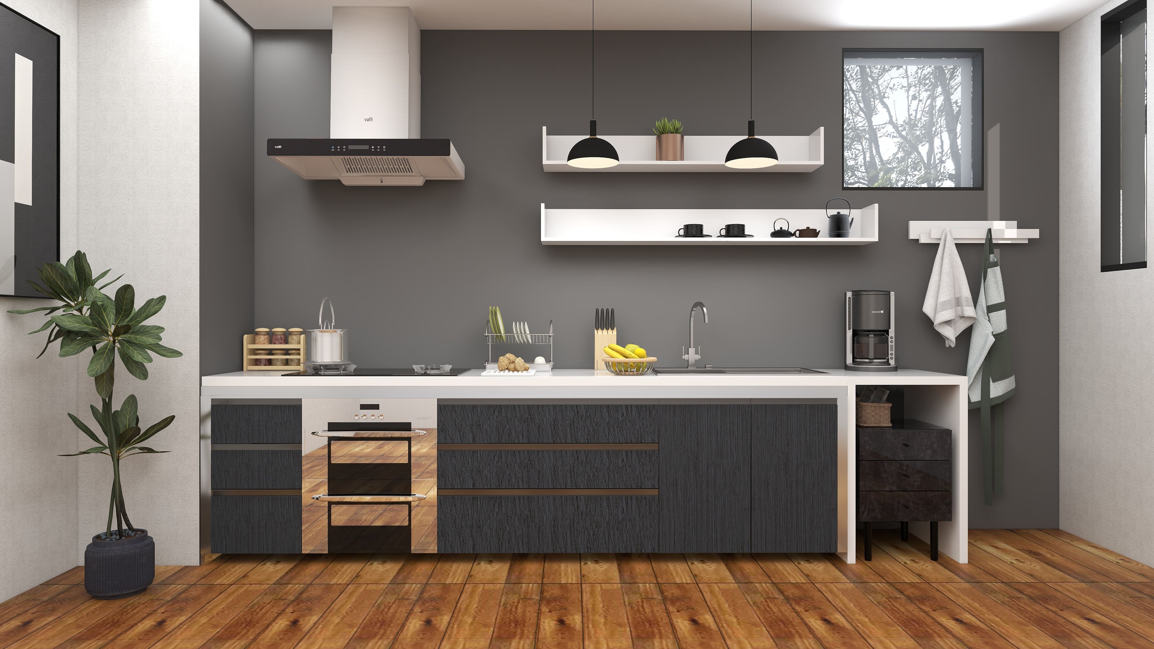 新品☆ ミハエルネグリンのシェルフ（インテリア） blog-231109monotone_kitchen-