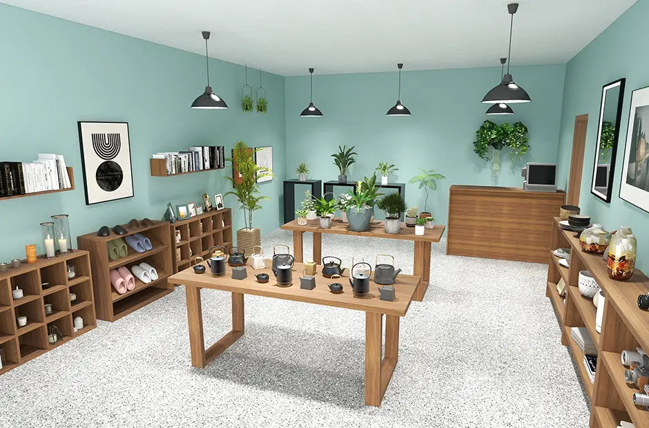 店舗ディスプレイをおしゃれに飾るコツと家具 – arne interior