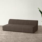 アームレス 3人掛けソファ