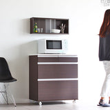 ウォールシェルフ 長方形 | WallBox7 E-M glass 木目