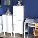 スリムチェスト キャビネット ホワイト