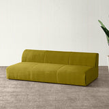 アームレス 3人掛けソファ