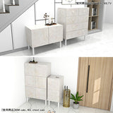 テレビ台 120cm 引き出し収納 大理石柄 マーブル