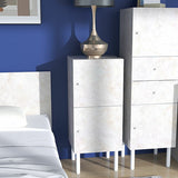 ミニキャビネット 大理石柄 マーブル