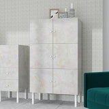 キャビネット 大理石柄 マーブル