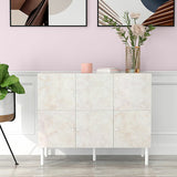 キャビネット 大理石柄 マーブル