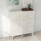 キャビネット 大理石柄 マーブル