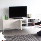 テレビボード 160cm 大理石柄 マーブル