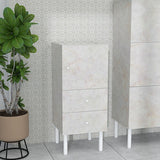 ミニチェスト キャビネット 大理石柄 マーブル