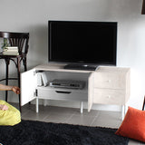 テレビ台 120cm 引き出し収納 大理石柄 マーブル