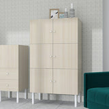 キャビネット 木目柄 ホワイトウッド