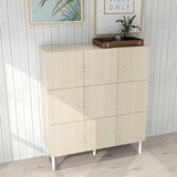 キャビネット 木目柄 ホワイトウッド