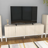 テレビボード 160cm 木目柄 ホワイトウッド