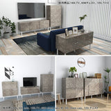 スリムチェスト 引き出し 大理石柄 グレー