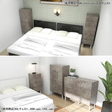 ハイチェスト 引き出し 大理石柄 グレー