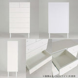 ハイチェスト 木目柄 ホワイトウッド