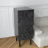 ミニチェスト 4段 脚付き