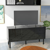 テレビ台 120 ブラック