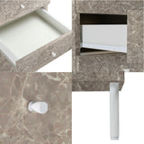 デスクサイドチェスト 4段 引き出し付きチェスト