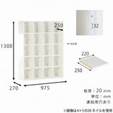 壁面ラック 白