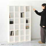 本棚 鏡面 ホワイト