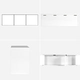 ウォールシェルフ 扉付き