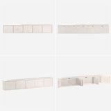 ウォールシェルフ 扉付き | WallBox7-DX B-1800 marble