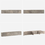 ウォールシェルフ 扉付き | WallBox7-DX B-1800 graystone