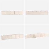 ウォールシェルフ 扉付き | WallBox7-DX B-1800 whitewood