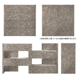 チェストラック 収納棚 ワイド 鏡面仕上げ