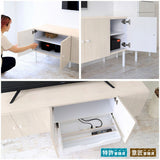 テレビボード 180cm 木目柄 ホワイトウッド | whitewood 180LTV