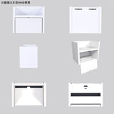 壁掛けシェルフ コード収納 ペーパーボックス