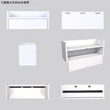 ティッシュボックス 配線ボックス 壁掛けシェルフ