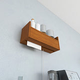 ウォールシェルフ ケーブルボックス ティッシュボックス