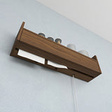 壁掛けシェルフ ペーパーボックス ケーブルボックス