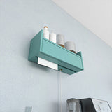 ウォールシェルフ ケーブルボックス ティッシュボックス