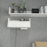 ウォールシェルフ 配線コード収納 ティッシュボックス