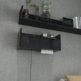 壁掛けシェルフ ケーブルボックス ペーパーボックス