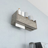 ティッシュペーパー収納 ケーブル収納 ウォールシェルフ