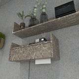 ティッシュペーパー収納 ケーブル収納 ウォールシェルフ