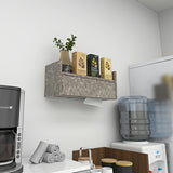 ティッシュペーパー収納 ケーブル収納 ウォールシェルフ