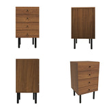 サイドチェスト スリムトチェスト 引き出し収納 | MC45-4 木目