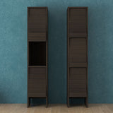 食器棚 キャビネット フラップ扉 扉付き収納