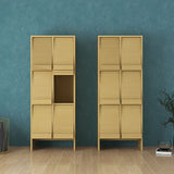 サイドボード 寝室収納 フラップ扉 扉付き収納