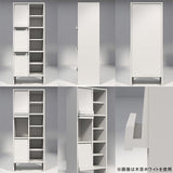 収納棚 リビング収納 本棚 ブックシェルフ フラップ扉