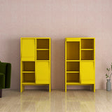 本棚 フラップ扉 扉付き収納