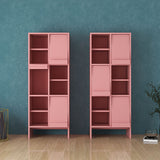 サイドボード フラップ扉 マルチ収納 書棚