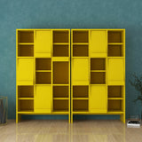 本棚 フラップ扉 収納家具 扉付き収納