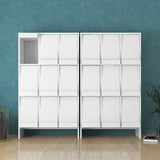 本棚 フラップ扉 収納家具 マガジンラック 扉付き収納