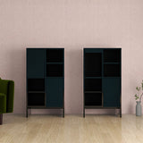 本棚 フラップ扉 収納家具 A4書類収納